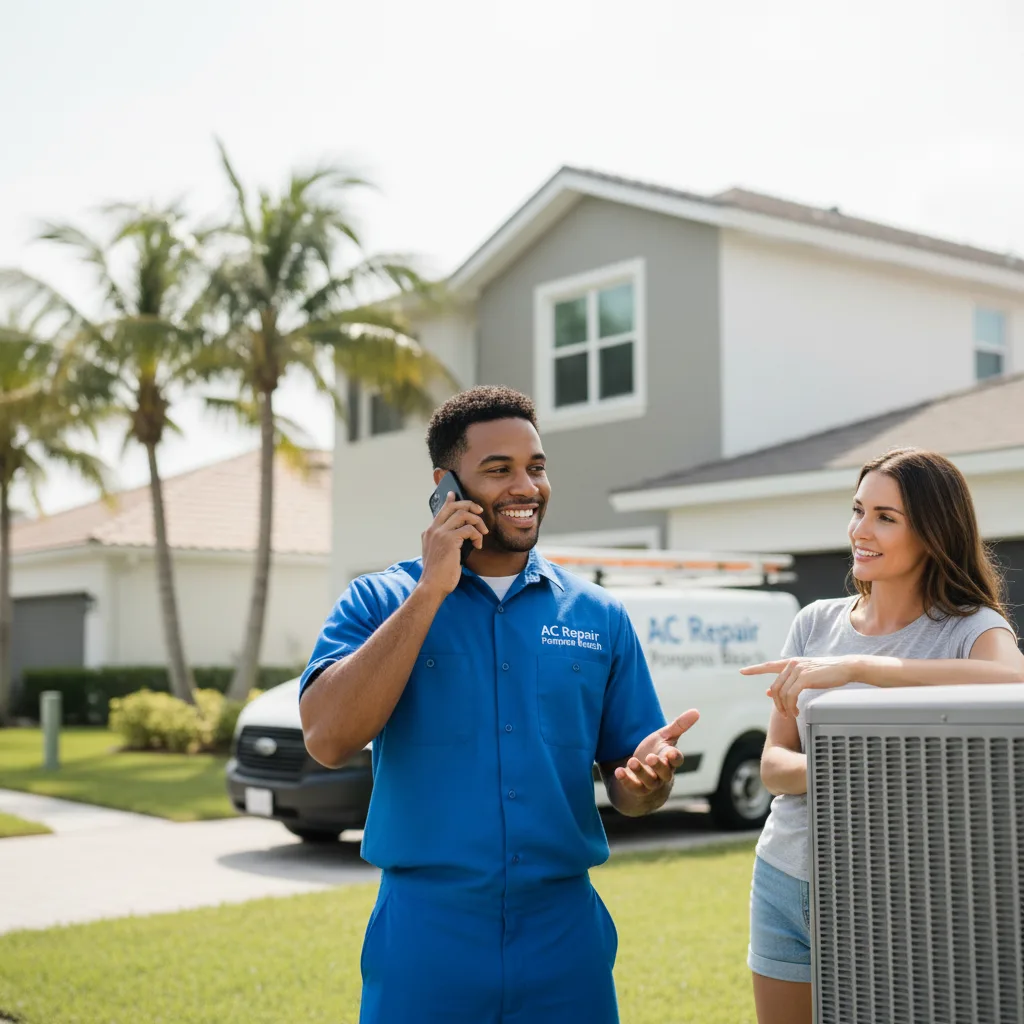 AC Repair Pompano Beach customer support in Russiaville